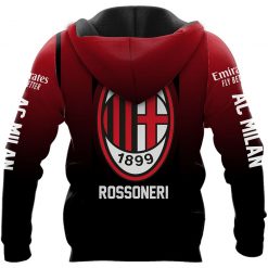 Alternative view of AC Milan 1899 Rossoneri Pullover Hoodie