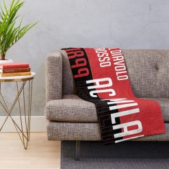 Alternative view of AC Milan Diavolo Rosso Fleece Blanket