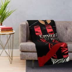 Alternative view of AC Milan Ibrahimovic Edition Fleece Blanket V2