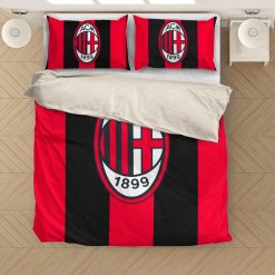 AC Milan Red Black Bedding Set - Image 3