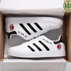 AC Milan White Black Line Stan Smith Shoes