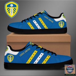 Alternative view of Leeds United Blue Yellow White Stan Smith Shoes