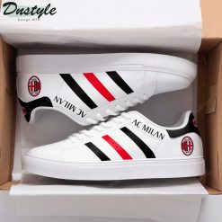 AC Milan White Red Line Black Stan Smith Shoes