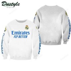 Real Madrid White Sweatshirt