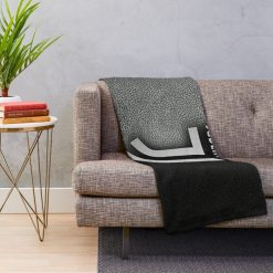 Alternative view of Juventus FC Grey Black Fleece Blanket