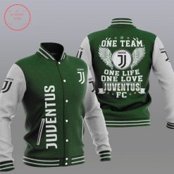 Juventus FC Green One Team Baseball Jacket