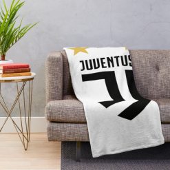 Alternative view of Juventus FC White 3 Star Fleece Blanket