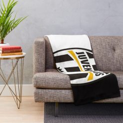 Alternative view of Juventus FC White Black Fleece Blanket