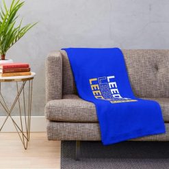 Alternative view of Leeds United Blue Fleece Blanket
