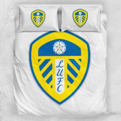 Leeds United White Bedding Set