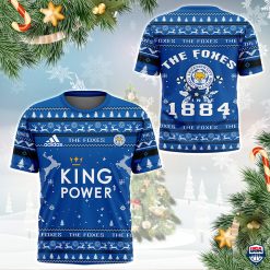 Leicester City FC The Foxes 1884 Ugly Christmas T-Shirt