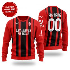 AC Milan Custom Name Number Puma Sweater