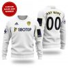 Leeds United Custom Name Number Sweater