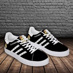 Alternative view of Real Madrid Black White Stripes Stan Smith Shoes