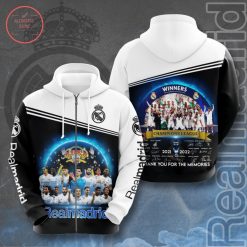 Real Madrid Winner 2021 2022 Zip Up Hoodie