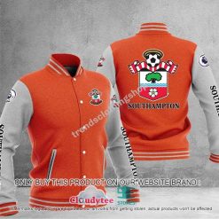 Southampton FC Orange Gray Baseball Jacket