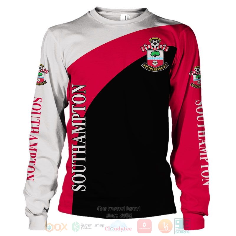 Southampton FC White Red Black Sweatshirt Southampton FC White Red Black Sweatshirt