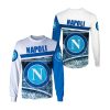 SSC Napoli White Blue Logo Sweatshirt