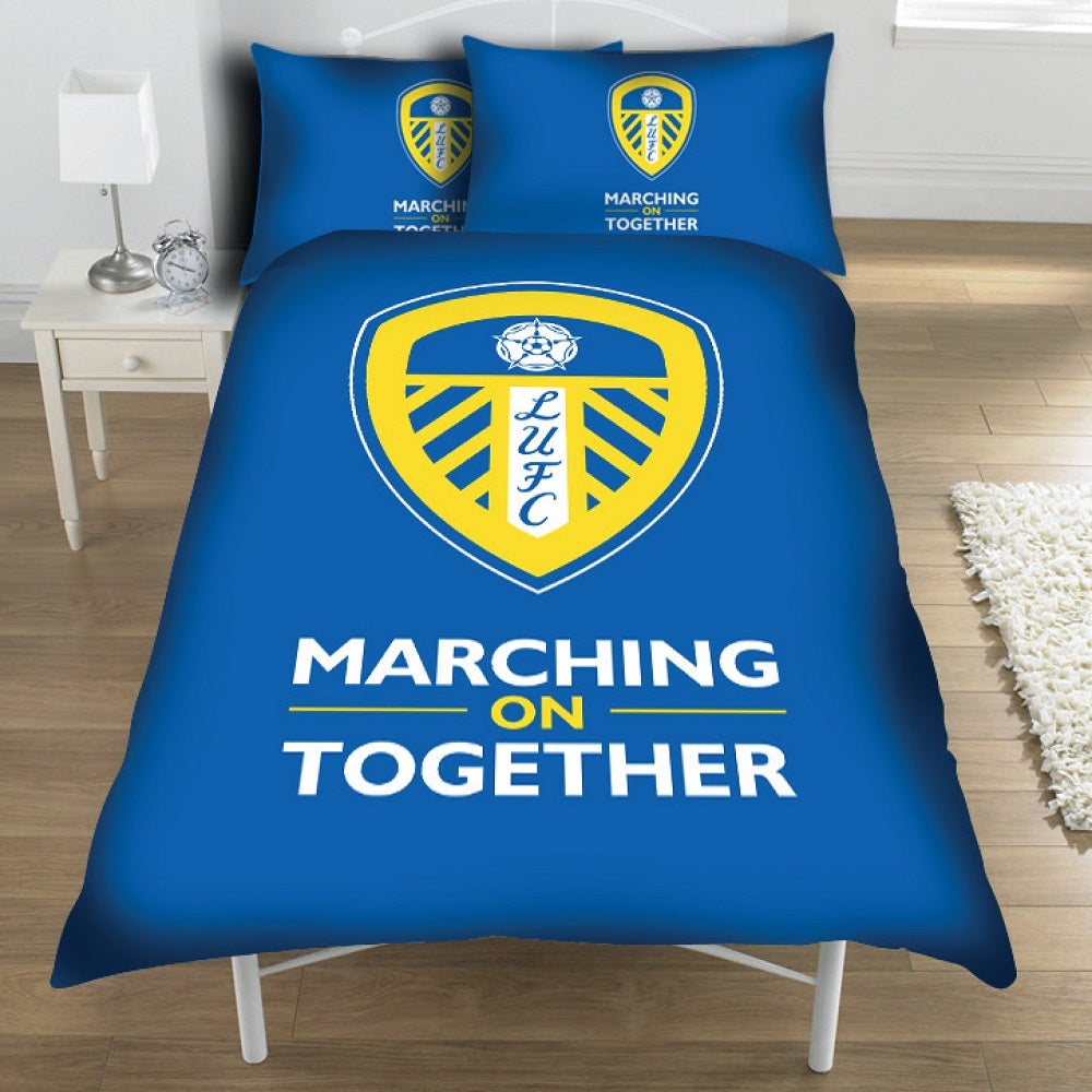 Leeds United Marching On Together Bedding Set