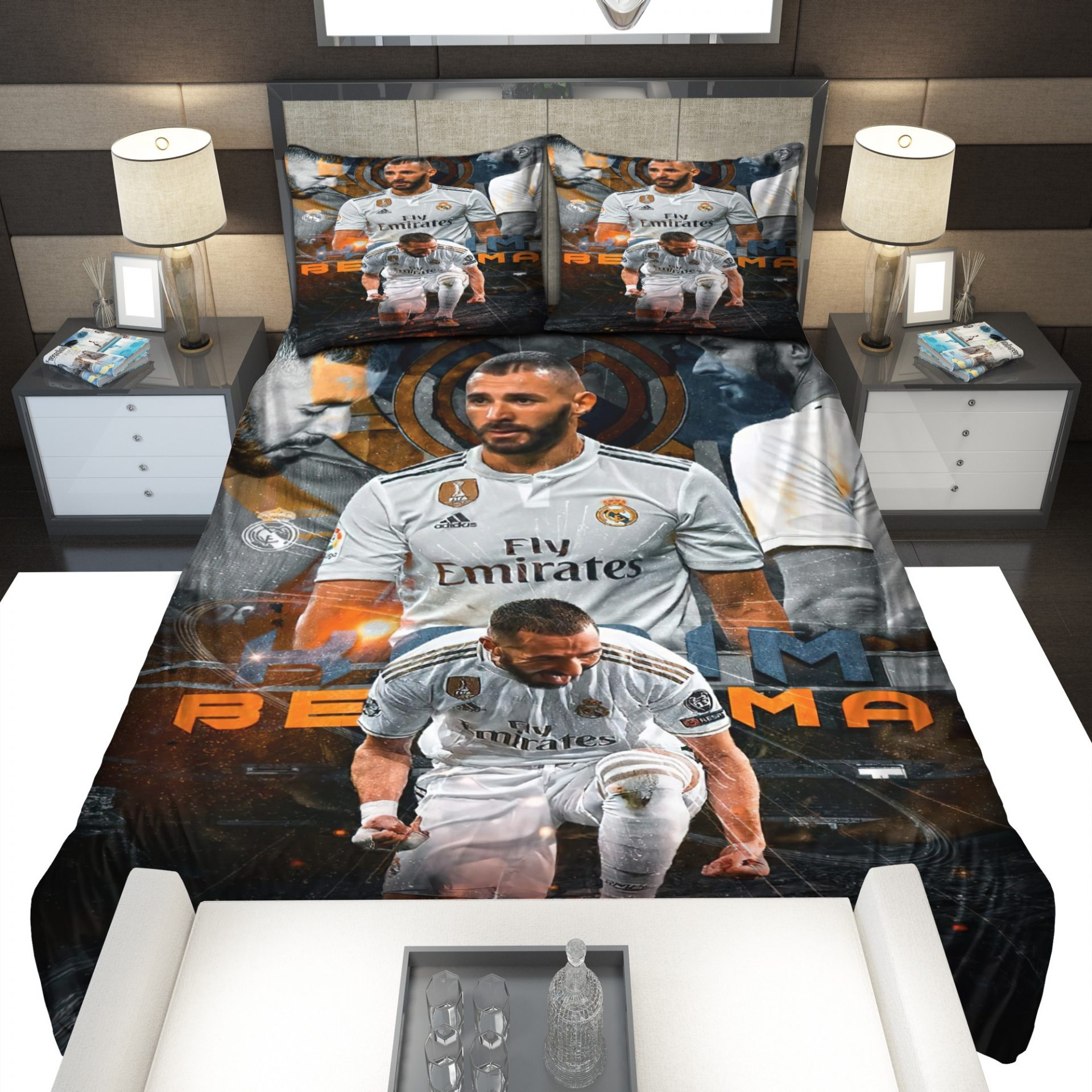 Real Madrid Benzema Legend Bedding Set