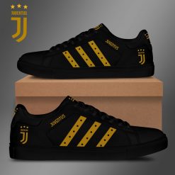 Alternative view of Juventus FC Black Yellow Stan Smith Shoes