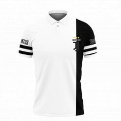 Alternative view of Juventus FC New White Black Polo Shirt