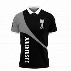 Alternative view of Juventus FC New Black Grey Polo Shirt