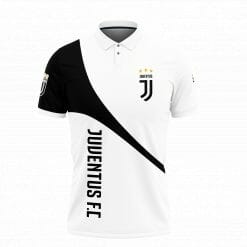 Alternative view of Juventus FC White Black Polo Shirt