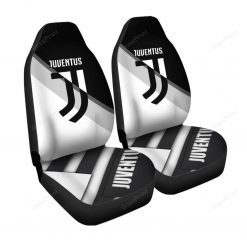 Alternative view of Juventus FC Black White Car Seat Covers