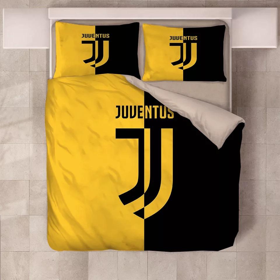 Juventus FC Yellow Black Bedding Set