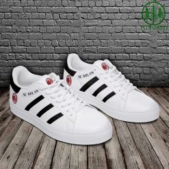 Alternative view of AC Milan White Black Line Stan Smith Shoes