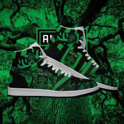 Alternative view of MLS Austin FC Air Jordan 1 High Sneakers