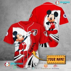 AFC Bournemouth Custom Name Mickey Baseball Jersey