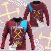 West Ham United FC Basic Edition Zip Up Hoodie V2