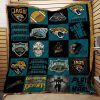 NFL Jacksonville Jaguars Teal Black Quilt Blanket