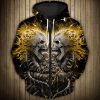 NFL New Orleans Saints Electric Skull Halloween Zip Up Hoodie