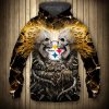 NFL Pittsburgh Steelers Skull Halloween Stone Pullover Hoodie