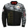NFL Pittsburgh Steelers Camo Edition Bomber Jacket