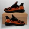 NFL Chicago Bears Big Logo Orange Black Reze Sneakers