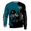 NFL Jacksonville Jaguars Halloween Iron Maiden Sweatshirt