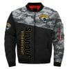 NFL Jacksonville Jaguars Black Camo Bomber Jacket