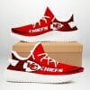 NFL Kansas City Chiefs Red Black Yeezy Boost Sneakers