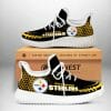 NFL Pittsburgh Steelers Black Golden Net Reze Sneakers V2