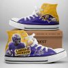 NFL Baltimore Ravens Lamar Jackson 8 High Top Shoes