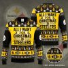 NFL Pittsburgh Steelers All I Want For Ugly Christmas Sweater