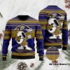 NFL Baltimore Ravens Snoopy Ugly Christmas Sweater V2