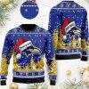 NFL Baltimore Ravens Custom Name Ugly Christmas Sweater