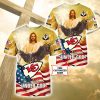 NFL Kansas City Chiefs Custom Name Gold Under God T-Shirt