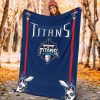 NFL Tennessee Titans Navy Blue Fleece Blanket