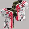 NFL Kansas City Chiefs White Red Camo T-Shirt